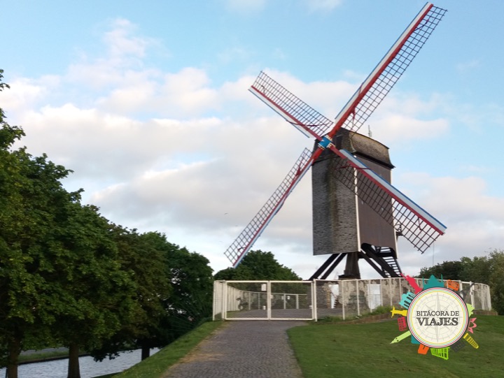 Molinos en Brujas Bélgica