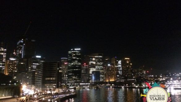 circular quay de noche