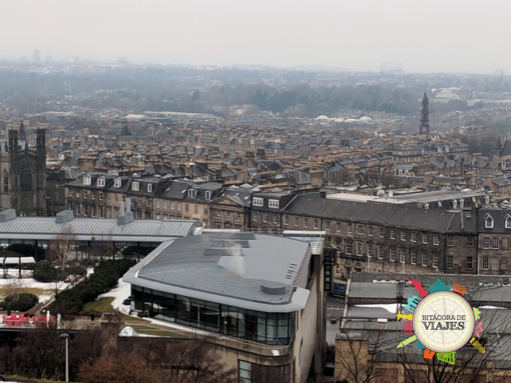 Vista Panorámica de la Ciudad de Edumburgo