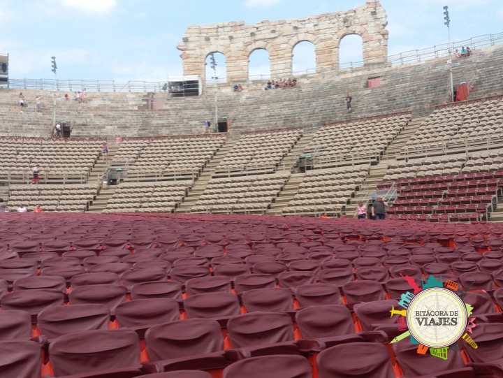 ¿Qué ver en Verona? Interior Arena de Verona