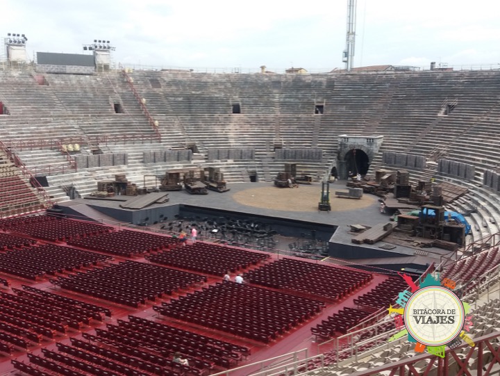 ¿Qué ver en Verona? Interior de la Arena de Verona
