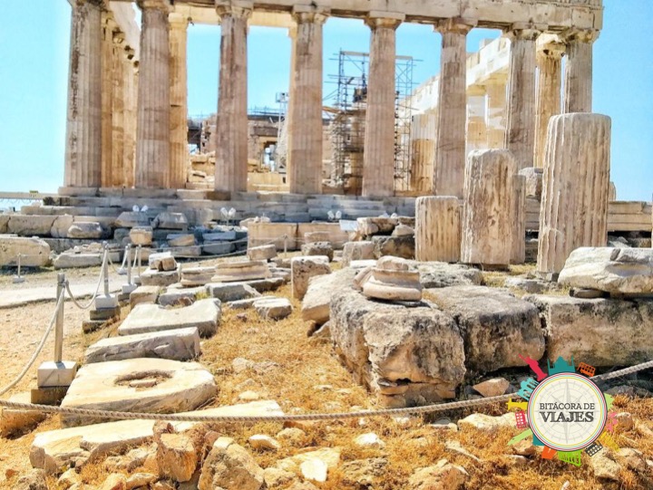 Columnas de El Partenón