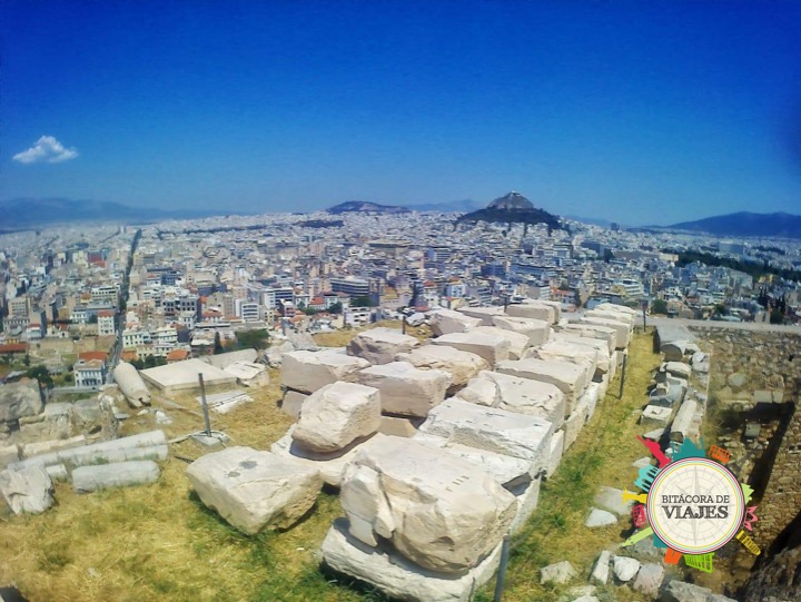 Vista de Atenas desde la Acrópolis