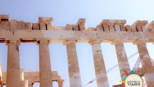 ¿Qué ver en Atenas? Columnas de El Partenón de Atenas