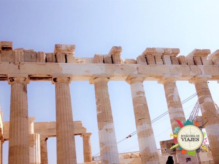 ¿Qué ver en Atenas? Columnas de El Partenón de Atenas