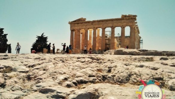 ¿Qué ver en Atenas? El Partenon parte de Atrás
