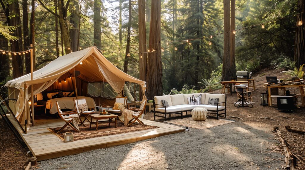 tienda de glamping
